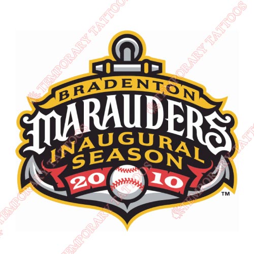 Bradenton Marauders Customize Temporary Tattoos Stickers NO.7880